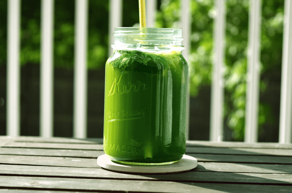 jus verts pour plus d'energie et pour embellir la peau