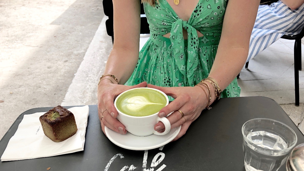 matcha latte nadine andreewitch